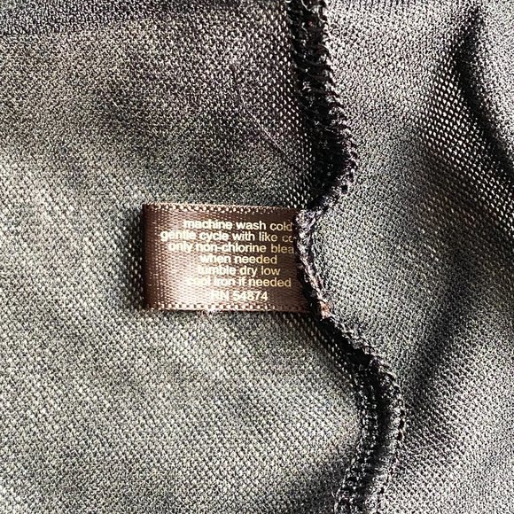 The Limited Black Sheer Short Ruffled Sleeve Blouse Shirt Top - Picture 7 of 9